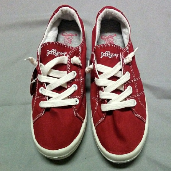 red jellypop shoes